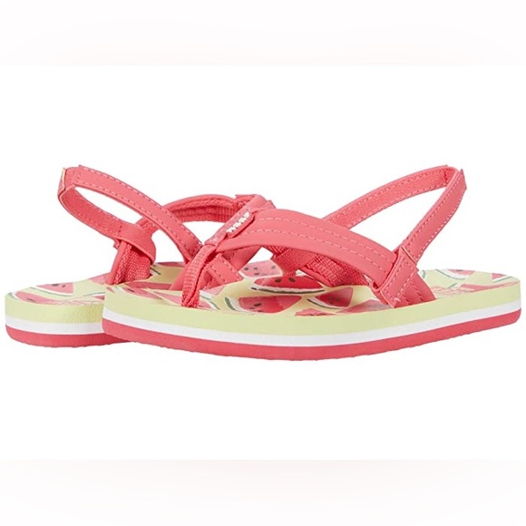 Reef Kids Ahi Watermelon Girls Toddler Sandals size 3 / size 4 - Picture 2 of 7